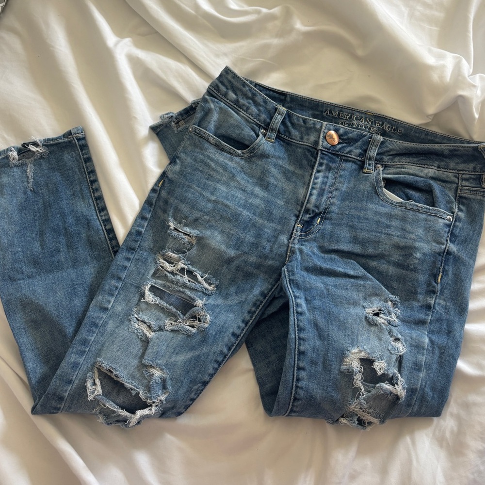 American Eagle Outfitters Light Blue Denim
